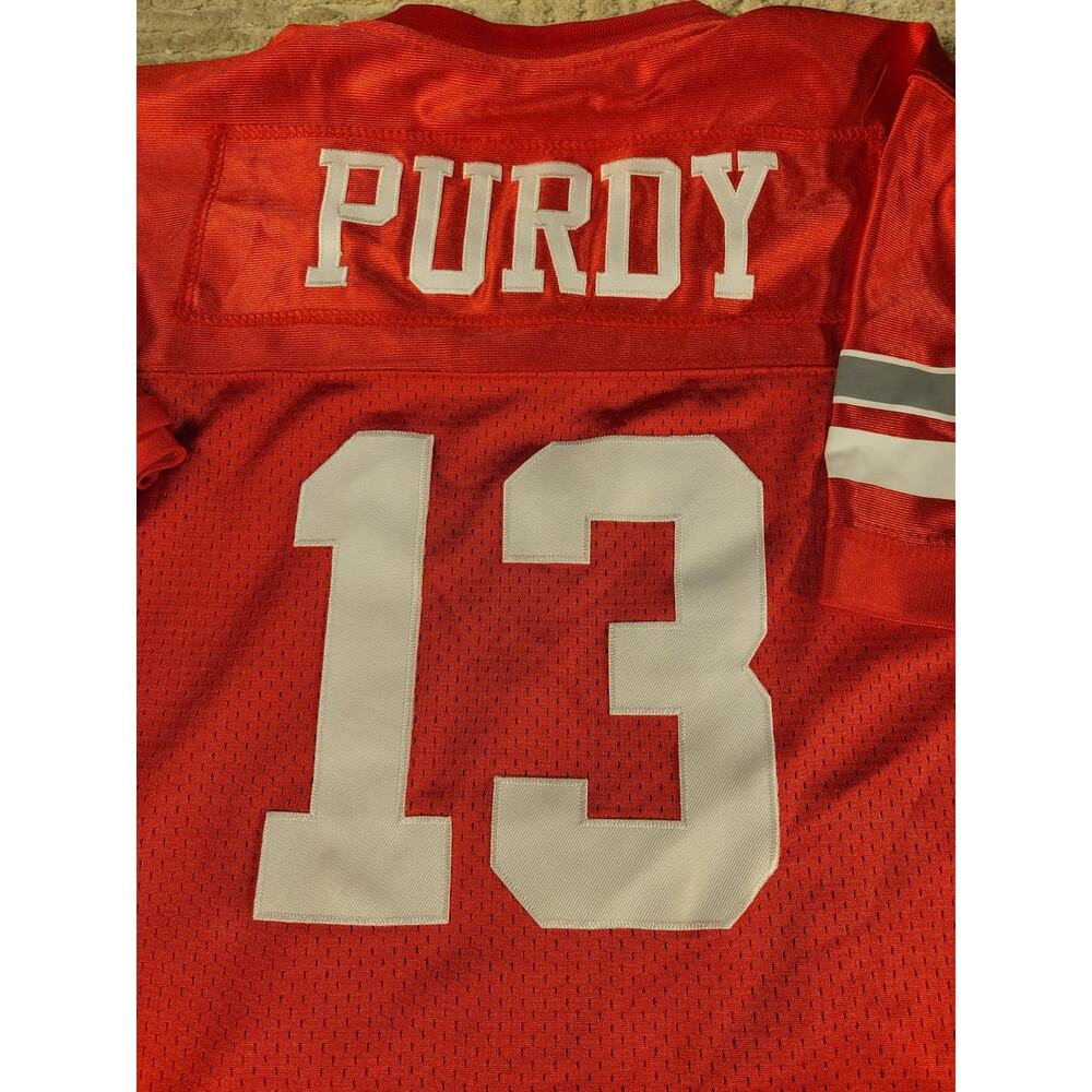 Brock Purdy San Francisco 49ers Football Jersey Youth Large Boys Kids Children - Picture 8 of 9